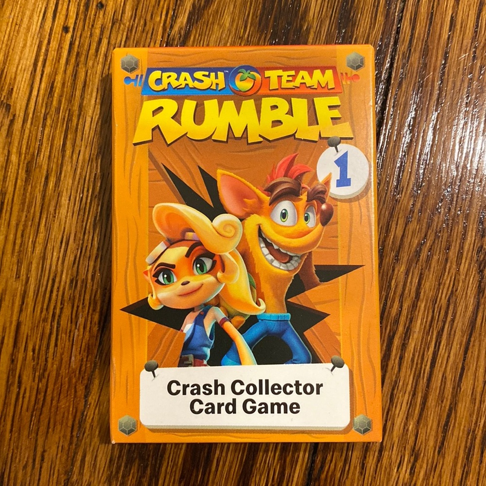 2023 McDonald’s Crash Bandicoot Happy Meal Toy - #1 Crash Collector Card Game